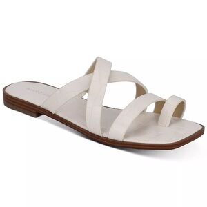 Marc fisher White Croc Sandals Brand New